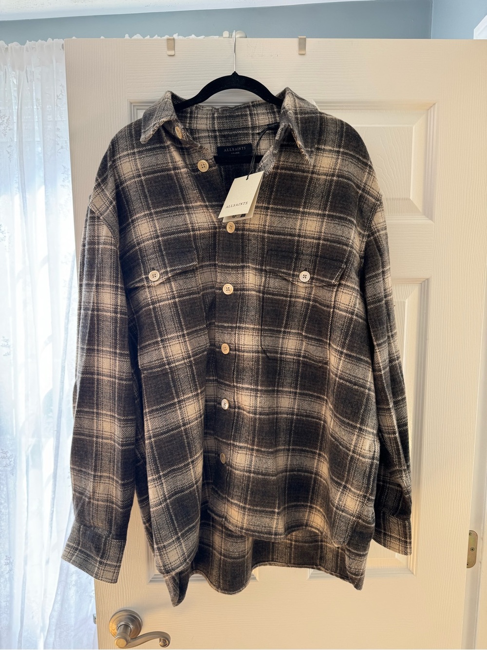 NWT All Saints Flannel Men’s XL